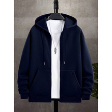 Z 12916 Fleece Thick Mens Hooded Cardigan ���޼Ӻ���ʿ��ñ��