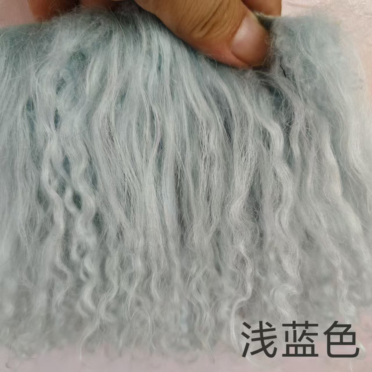 Alta calidad tan lana pelo fila bjd belleza nudo cerdo monstruo soldado monstruo ob11 Gao Ke Er multicolor 6 puntos bebé peluca