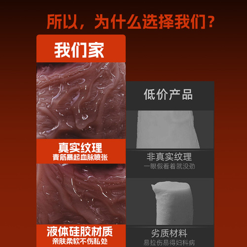 Sex toys for women, large size artificial penis, silicone dildo, masturbation stick, realistic suction cup penis, foreign trade