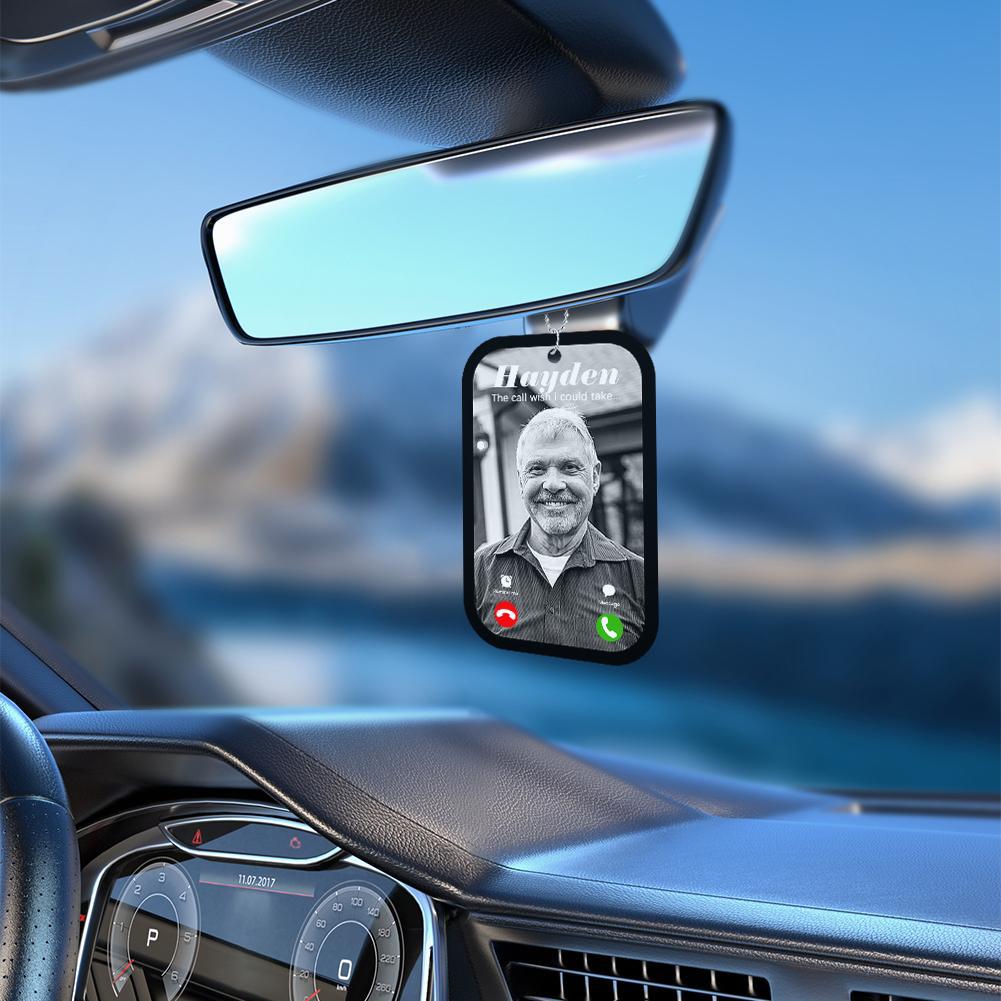 Acrylic Personalised Photo Keychain Flat Charm