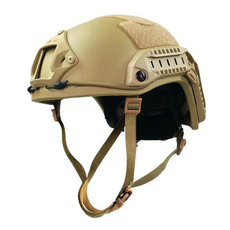 Casco de ciclismo táctico FAST de segundo nivel a prueba de balas PE polímero NIJ3A Seguridad de las fuerzas especiales 1.4KG Ligero image 8