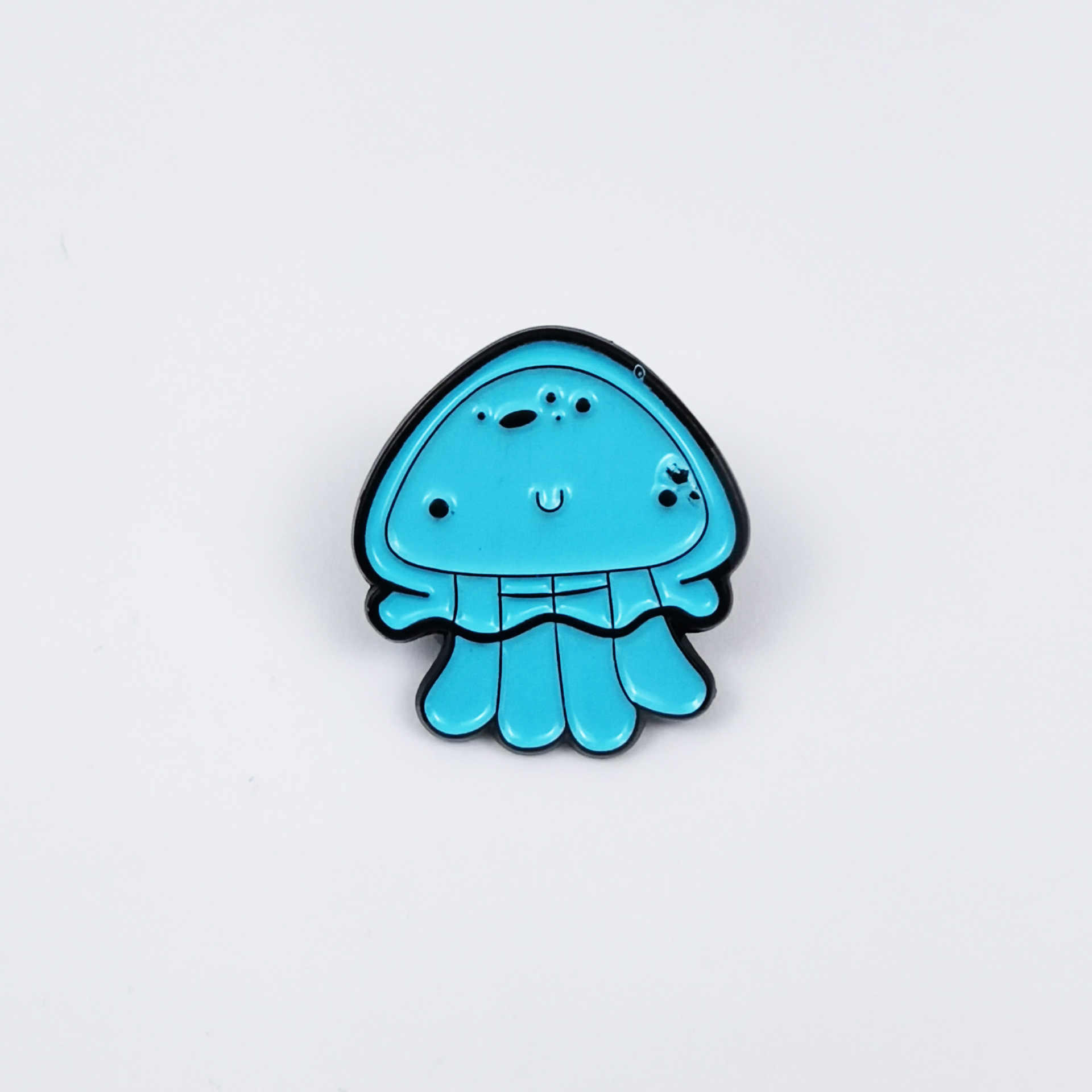 Insignia creativa de animales marinos Dibujos animados linda forma regalo joyería broche transfronterizo ins metal ropa collar