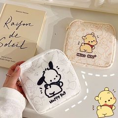 かわいいクマのおばさん生理用ナプキン収納袋ポータブル女の子オックスフォード布生理用ナプキン収納袋