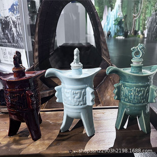 Not Like Wine Glasses, Antique Ceramic Liquor Empty Wine Bottles, Creative Design Imperial Cups, Wine Bottles, Spirits Small Batches