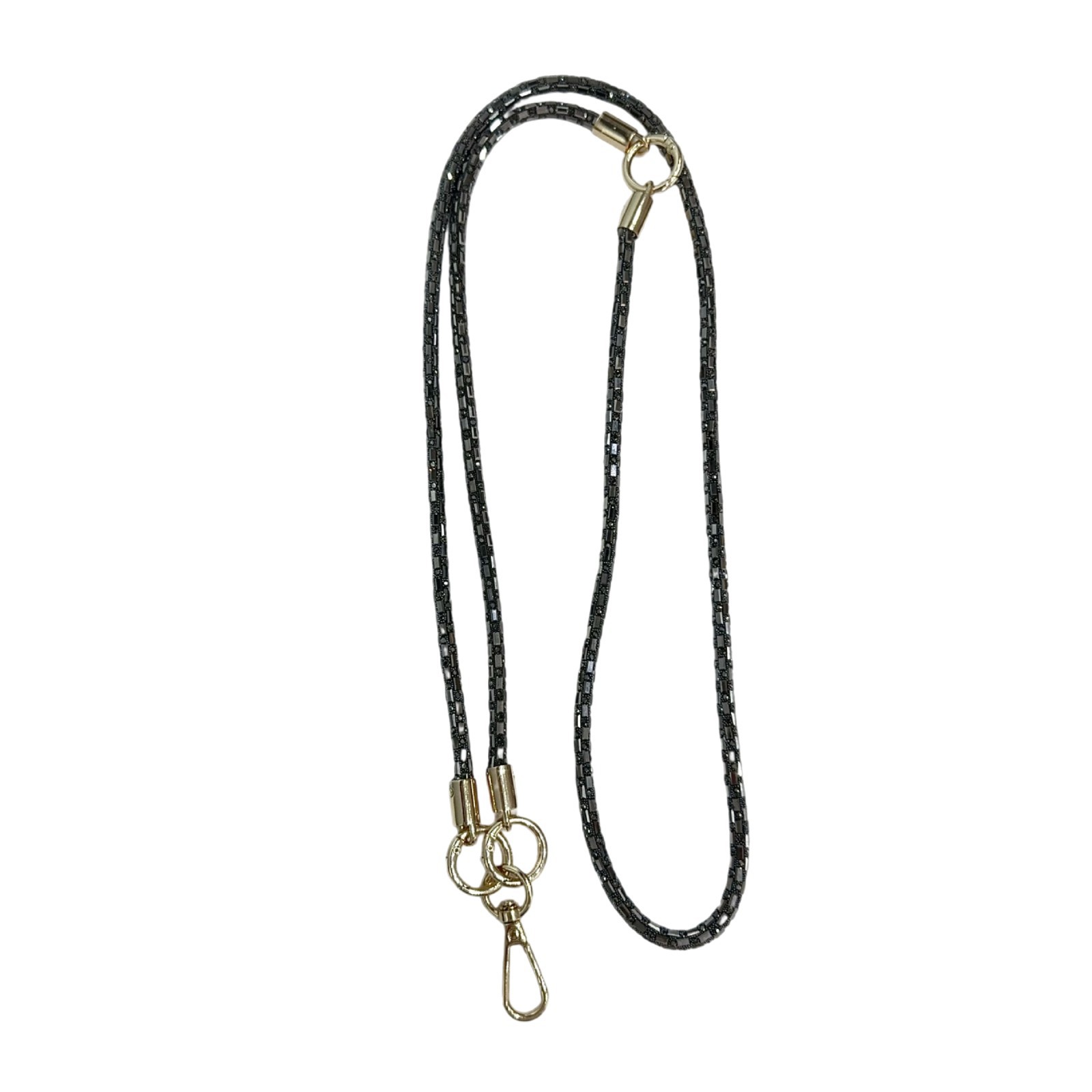 0.7 Cadena de mensajero tres en uno de tira larga de cristal, cordón creativo para teléfono móvil multiusos, joyería de pulsera de diamantes flash de alta calidad, nuevo