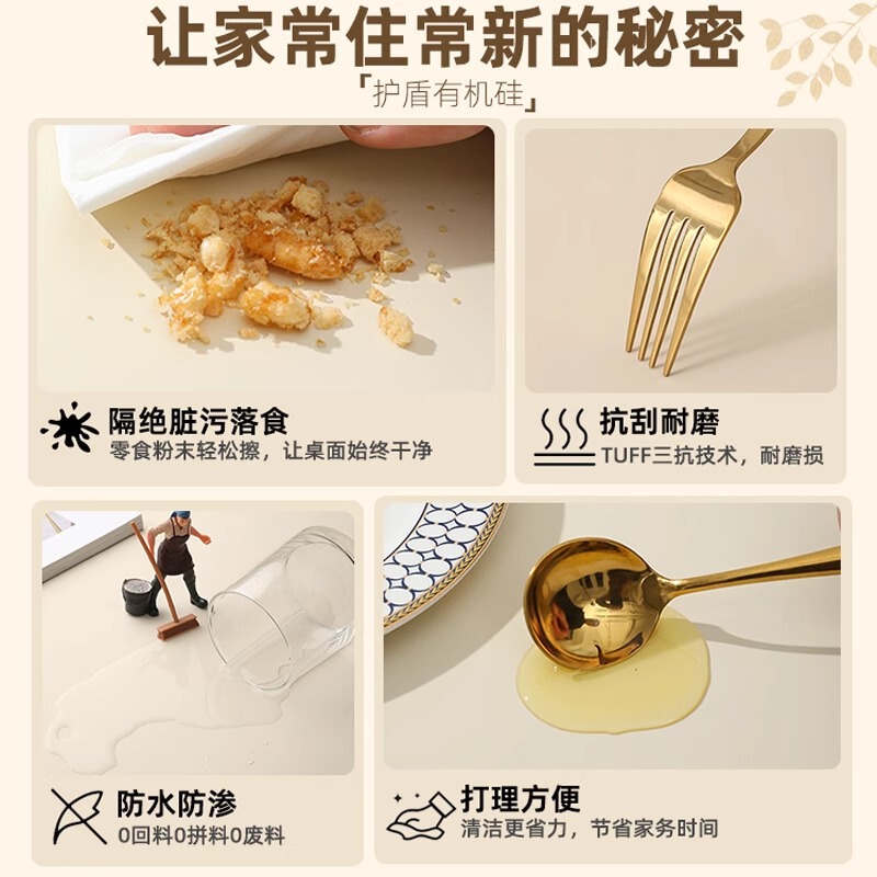 3.5mm加厚厨房灶台台面翻新保护垫防水防油耐高温灶台专用垫子|undefined
