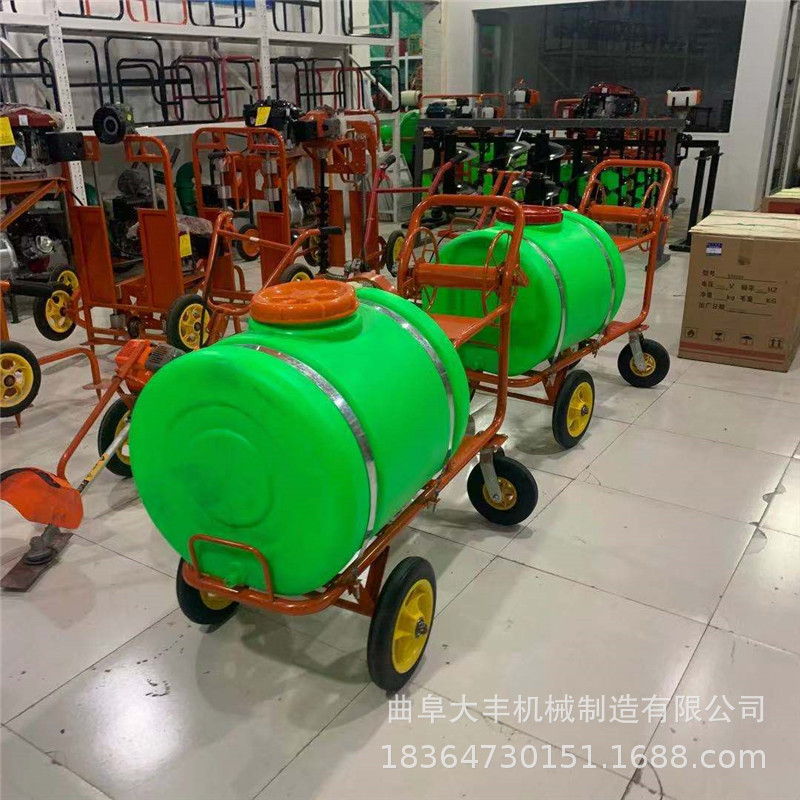 小型手推式园林打药车 果园管理打药车 移动式园林打药机