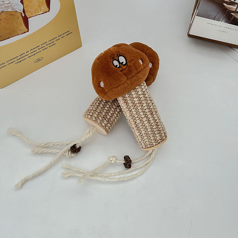 Pet Cat Toy Sisal Toy Plush Mushroom Toy Self-Entertainment to Relieve Boredom Pet Cat Toy Sisal Toy Plush Mushroom Toy Self-Entertainment to Relieve Boredom