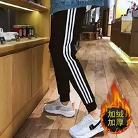 Tide Brand Boot Noot Three Ban свободные новые спортивные штаны повседневные осенние и зимние бархатные брюки мужские приливы оптом