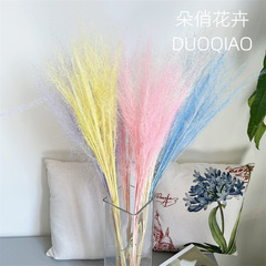 雲南永生花乾花粉黛亂子草婚慶裝飾家居擺設花束拍照道具