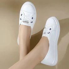 小白鞋女夏季新款显脚小潮流休闲百搭孕妇护士平底板鞋