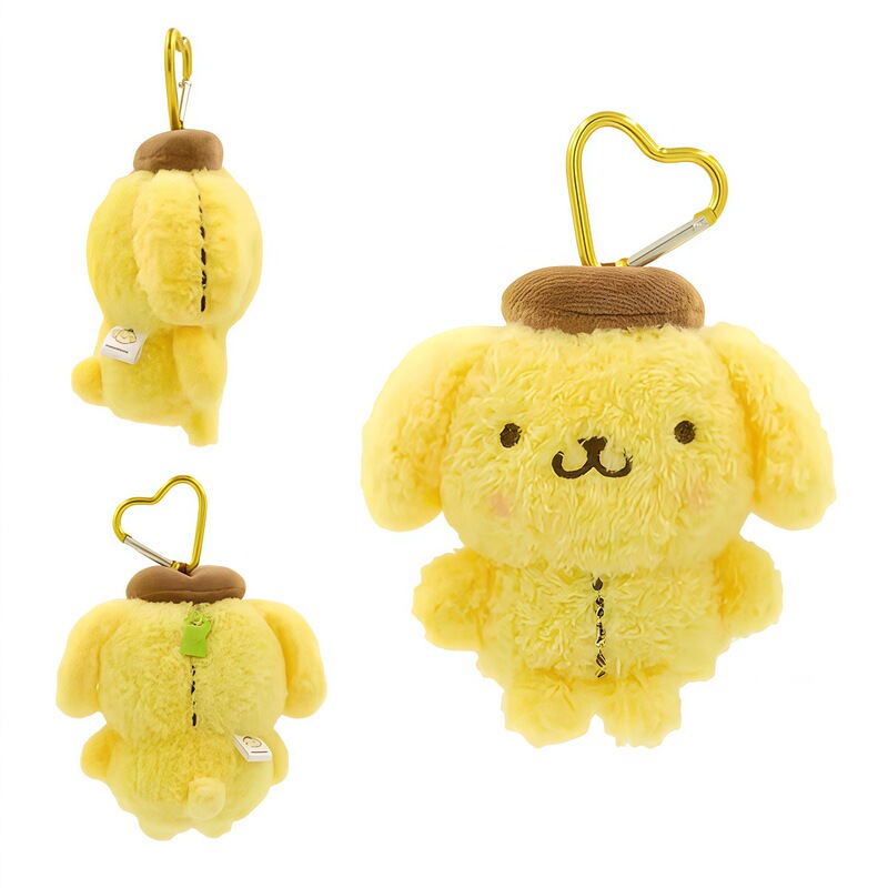 正版三丽鸥线条系列HelloKitty小挂件毛绒玩偶公仔背包吊饰钥匙扣|undefined