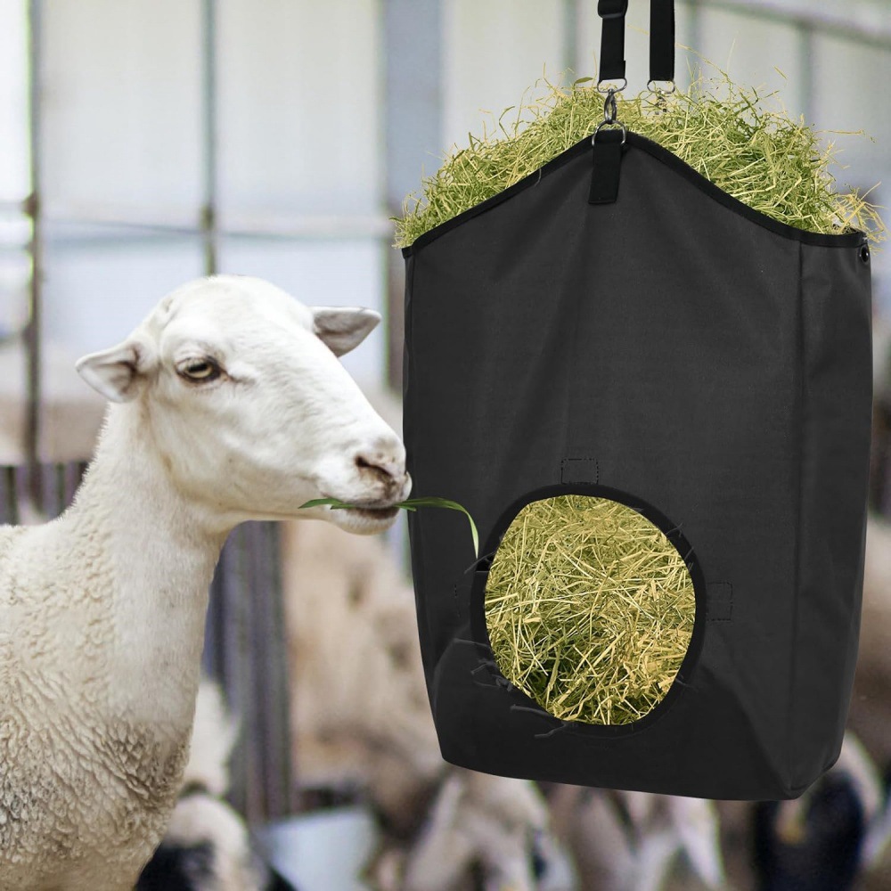 Cross-Border Equestrian Supplies Horse Hay Bag Cattle and Sheep Hay Bag Slow Feeding Convenient Horse Hay Bag Horse Hay Bag Leak-Proof
