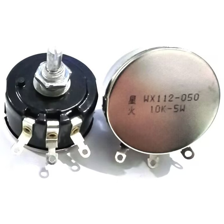 Nantong Xinghuo Single-turn Wire-wound Potentiometer WX112 (050)-5w 1K 2K2 4K7 10K 22K 47K