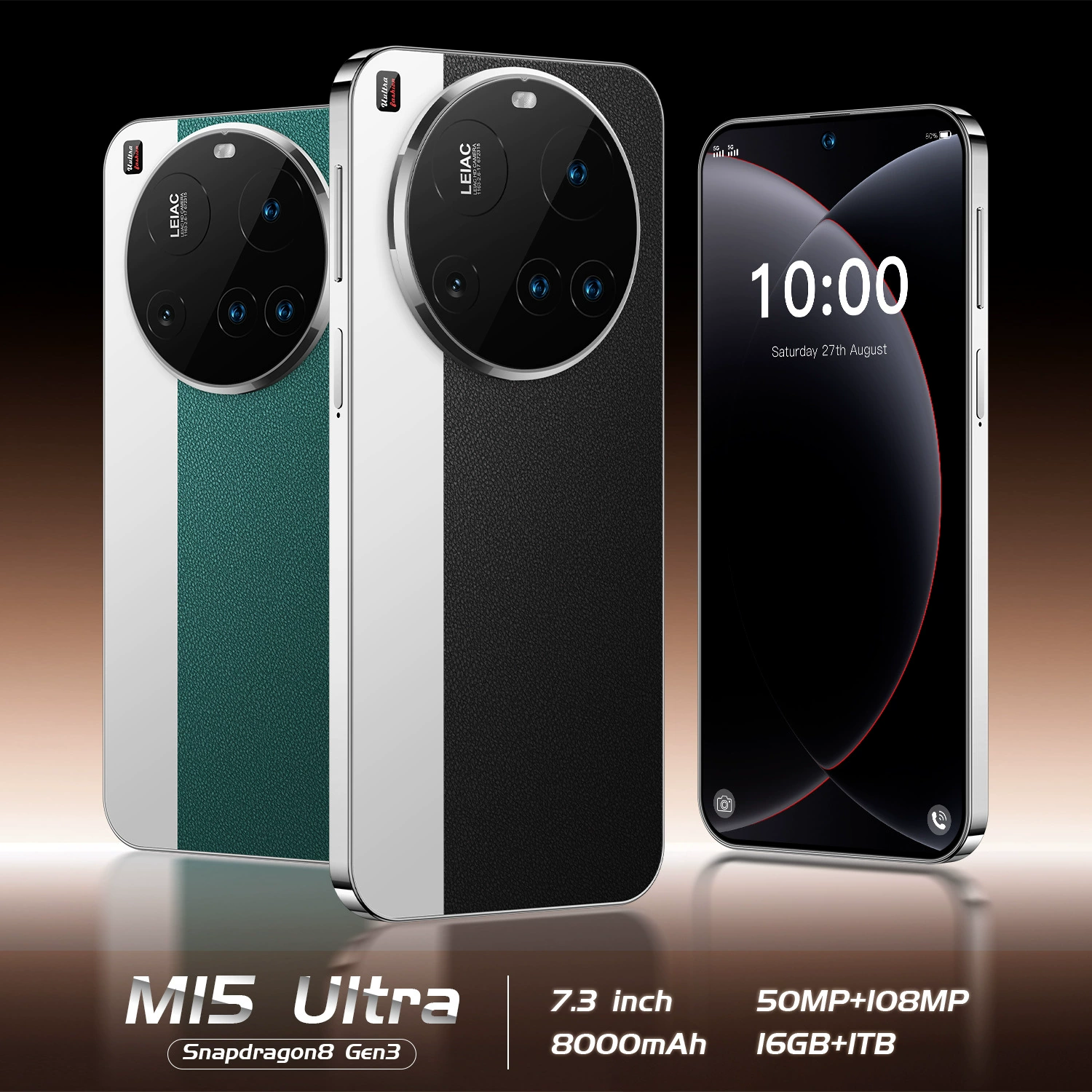 Смартфон M15 Ultra, Android 15, 7,3 дюйма, 16 ГБ+1 ТБ (региональные варианты)