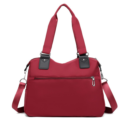 Large-capacity shopping crossbody bag, versatile crossbody backpack, new women's shoulder bag, casual water-repellent nylon bag