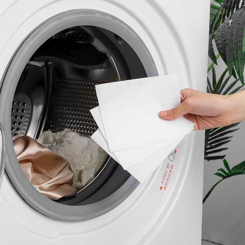 染色防止服衣類吸色紙布帛染色防止吸色シート洗濯機色母シート家庭用洗濯シート|undefined