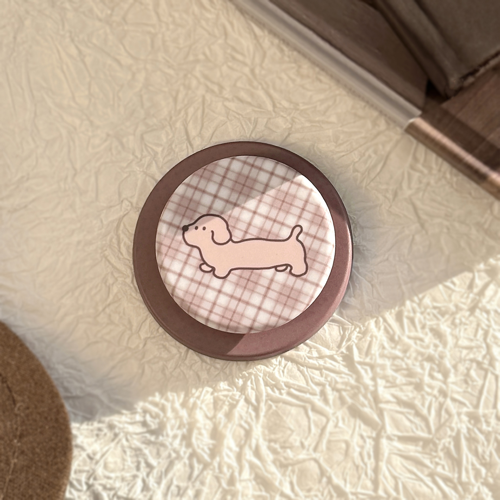 Colores de contraste para cachorros de cuadrillas Magsafe succión de soporte de airbags de película para teléfonos móviles telescópicos dibujos animados portátiles