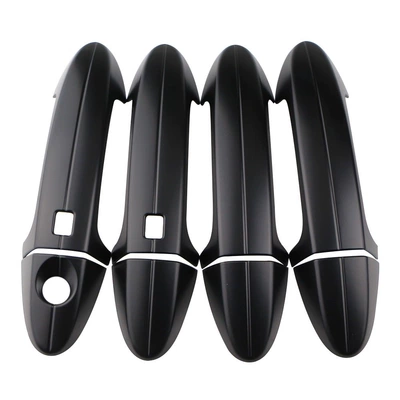 Suitable for Ford 13-19 wing bo exterior handle door bowl intelligent non-intelligent 8-piece car exterior modification (Other Car Modifications) - smart-black-8-pieces