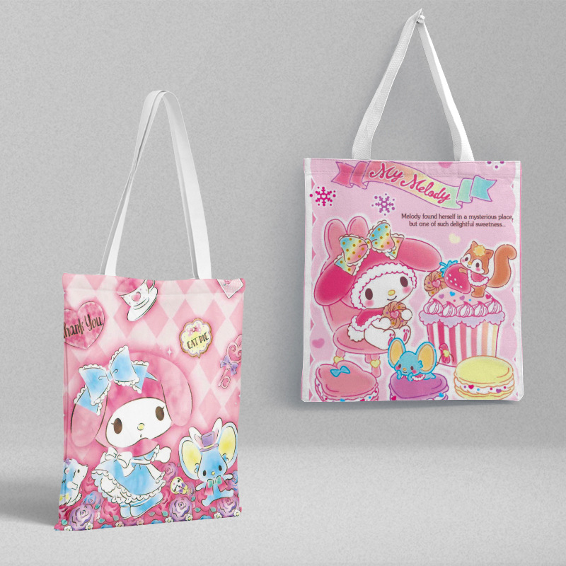 Bolsa de lona Sanli Gull pequeña fresca y simple estilo ins versión coreana hermosa bolsa de hombro bolsa de compras portátil al por mayor