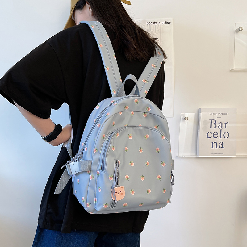 Mini mochila ins nicho estilo coreano japonés Escuela Primaria estudiante impreso pequeña 2022 nueva bolsa de viaje