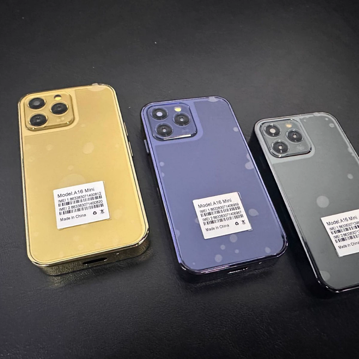 Смартфон A16mini ультратонкий карманный, Android, двойной SIM (dual standby), 2 ГБ+16 ГБ