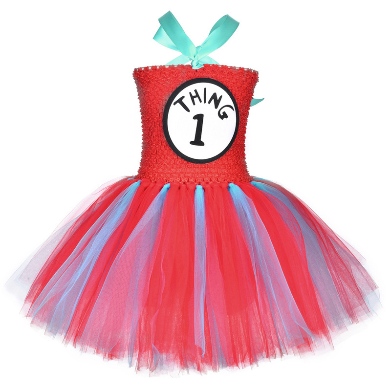 THING1 THING2 子供用コスプレ服女の子メッシュプリンセススカートチュチュスカートヨーロッパとアメリカのドレス|undefined
