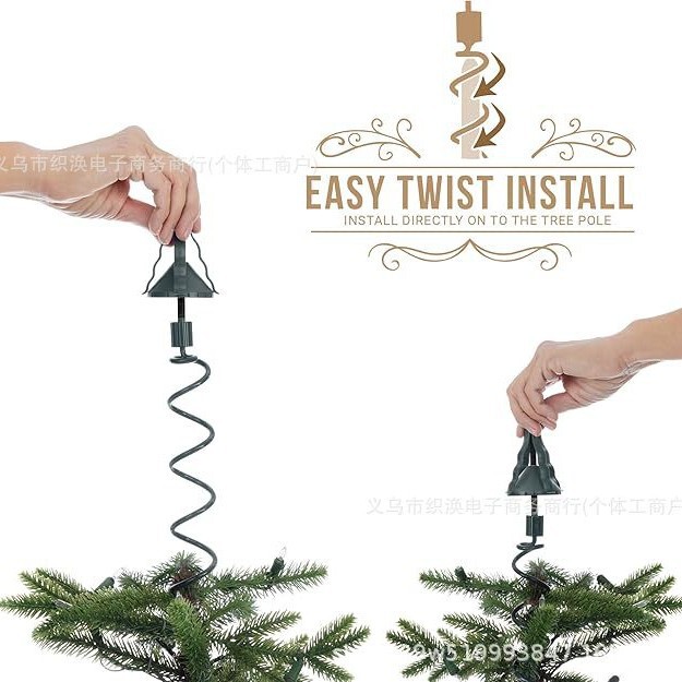 亚马逊Christmas Tree Topper Holder圣诞树装饰架旋转树顶稳定器|undefined