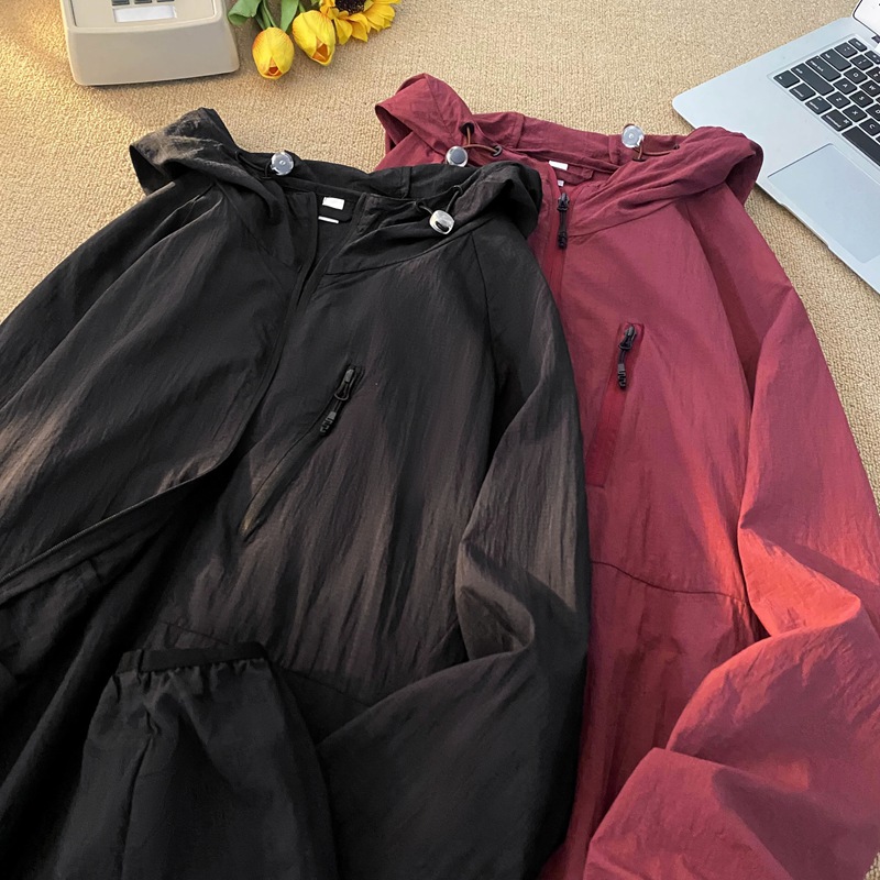 여름 태양 보호 멀티 포켓 UPF50 태양 보호 의류 연인을위한 자외선 보호 빛 차양 카디건 코트