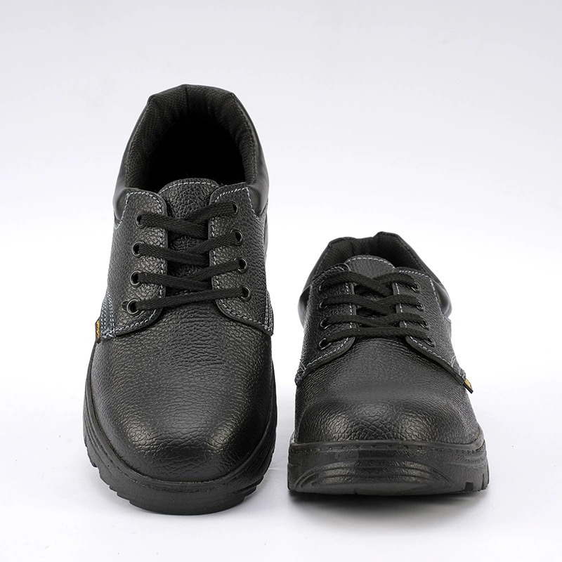 Противоскользящая легкая и удобная защитная рабочая обувь дышащая, ударопроницаемая, ударозащищенная электрическая обувь черная кожаная обувь по страхованию труда