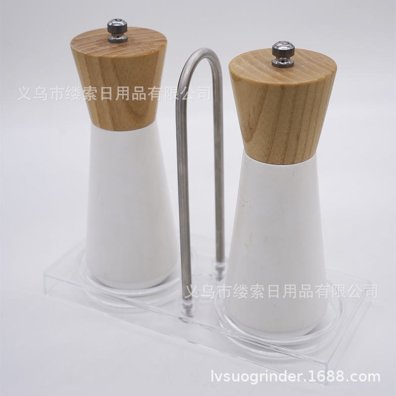 Spot de fábrica al por mayor soporte de acero inoxidable base de tanque de condimento soporte de molienda acero inoxidable 304 más acrílico