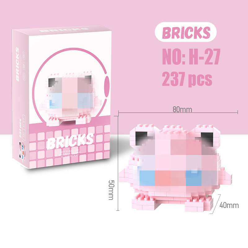 Animation IP micropartículas bloques de construcción rompecabezas piezas de regalo de juguetes DIY bloques de construcción mayoristas nacionales