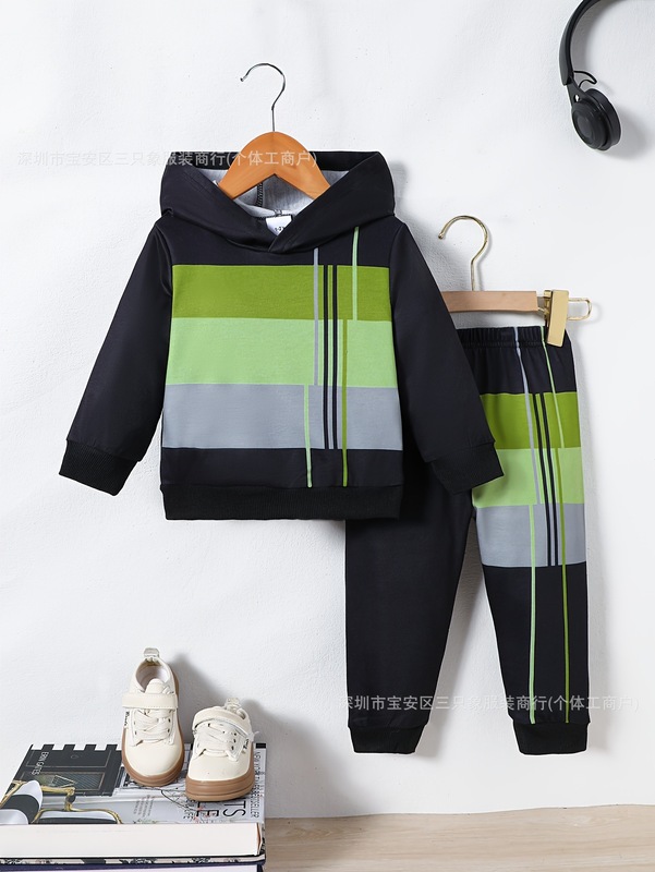 Boys' warm hoodie set, children's autumn sports set 男童卫衣|undefined
