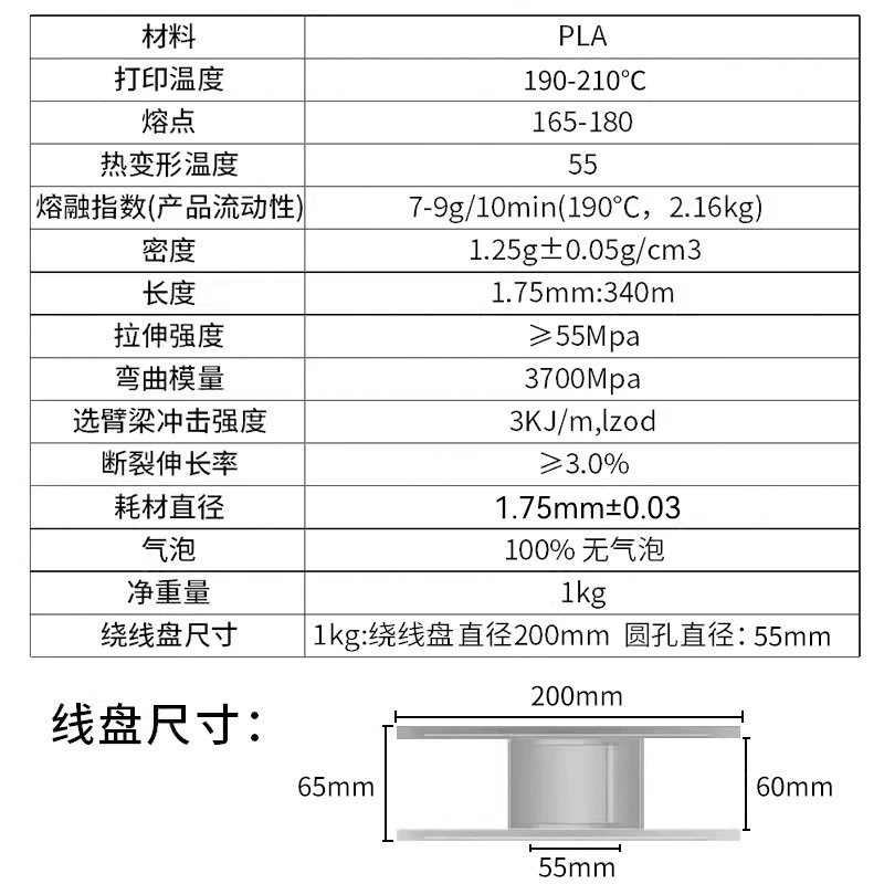 Printer, material, 3D printing, 75mm