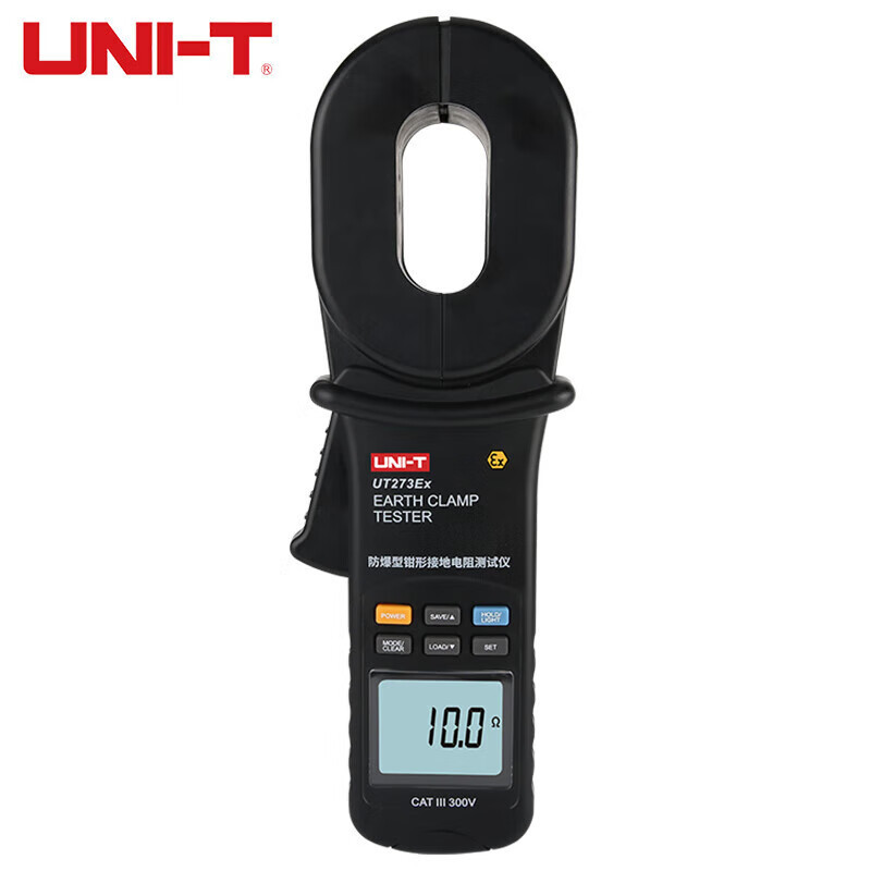 UNI-T优利德防爆型钳形接地电阻摇表数字电阻表防雷仪UT273Ex