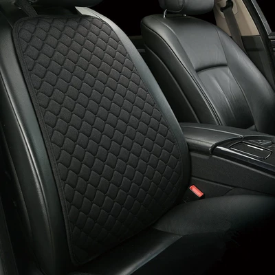 Car Lumbar Support, Four-Season Blended Linen Breathable Backrest, Car Lumbar Support Cushion, Office Anti-Slip Seat Cushion