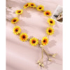 Long woven adjustable headband solar-powered, suitable for import