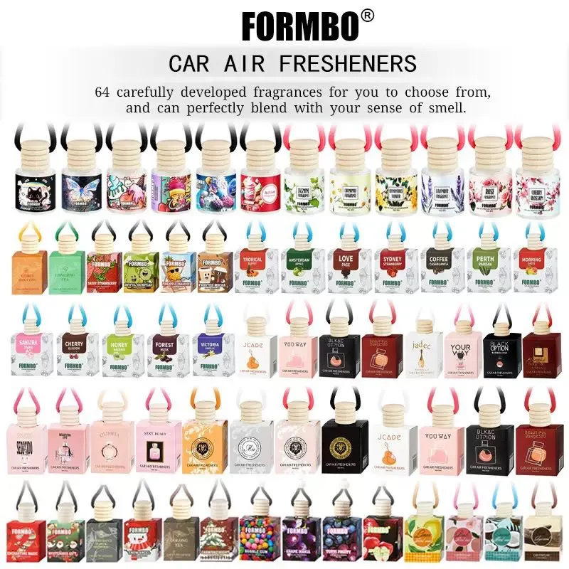 Transfronterizo FORMBO automóvil colgante botella de perfume para automóviles para eliminar olor perfumado joyas perfumes comercio exterior al por mayor