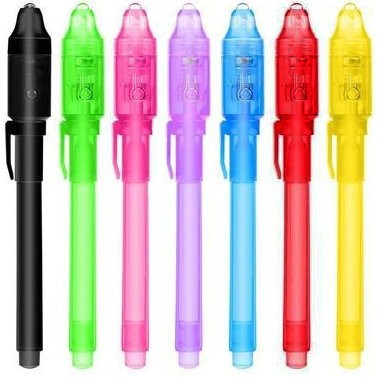 Halo pluma productos electrónicos UV pluma diversión inteligencia privada oculta magia palo pluma anti-falsificación pluma