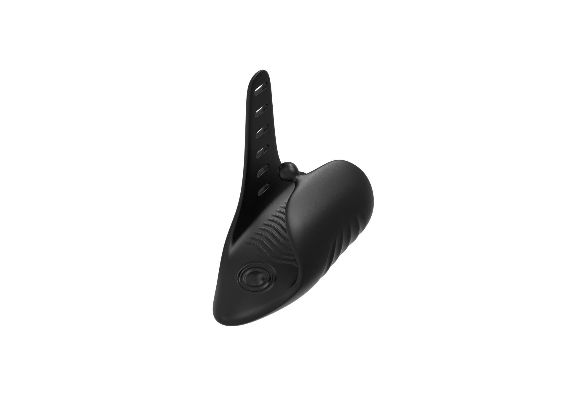 Wearable Vibrating Penis Trainer, Silicone Electric Stimulation Device, Black — detail image 13