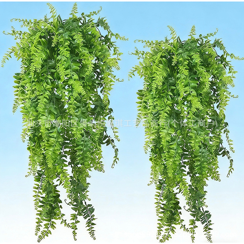 Amazon Artificial Green Plant Wall Hanging in Stock, Cross-Border Persian Grass Vines, Artificial Fern Hanging Vines Decoration