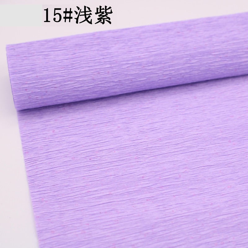 工厂直销跨境彩色皱纹纸褶皱卷边纸25cm*2.5m手工diy花艺制作材料|undefined