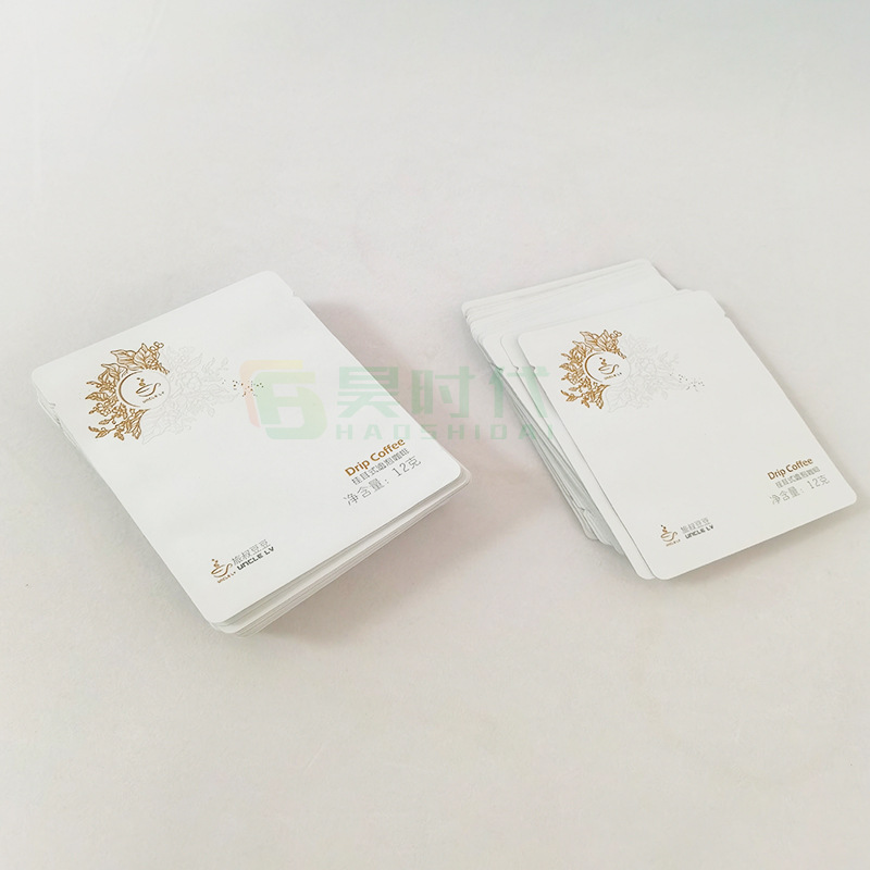 坚果零食铝箔自封口袋花茶小包三边封复合袋手冲咖啡挂耳牛皮纸袋