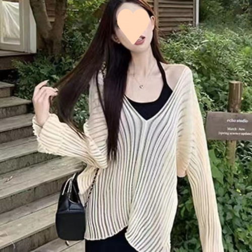 A two-piece set featuring a thin-collared V-neck top and a halter-style maxi dress for women, perfect for summer and petite figures, with a tea-inspired color palette.