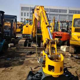 二手抓木机图片-360度旋转二手夹木机报价