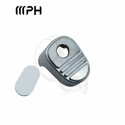 Motosiklet ləvazimatları və aksesuarları glide ignition switch cover lock - high-and-low-foot-door-lock-cover-electroplating
