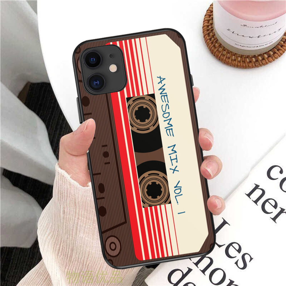 40g Weight iPhone Applicable Brands Phone Cases Classification tpu Material Recorder, Tape Pattern Retro, Classic Style Style Tpu Recorder Tape Retro Classic Style Phone Cases Phone Accessories 3