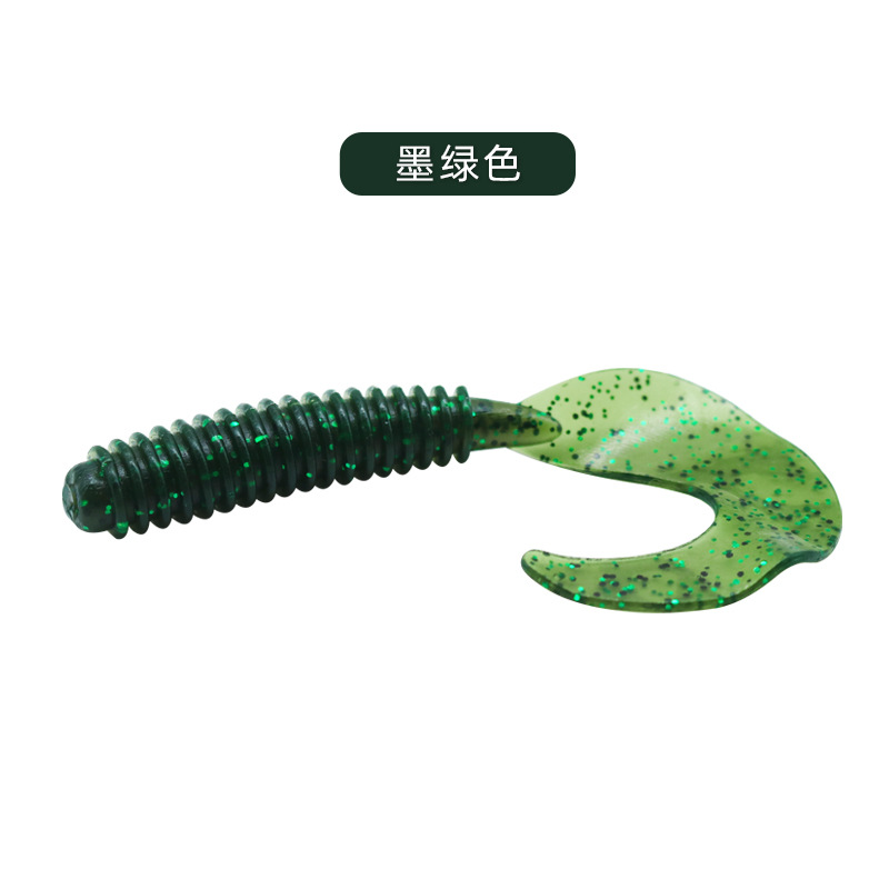 Soft Grubs Fishing Lures Soft Baits Fresh Water Bass Swimbait Tackle Gear