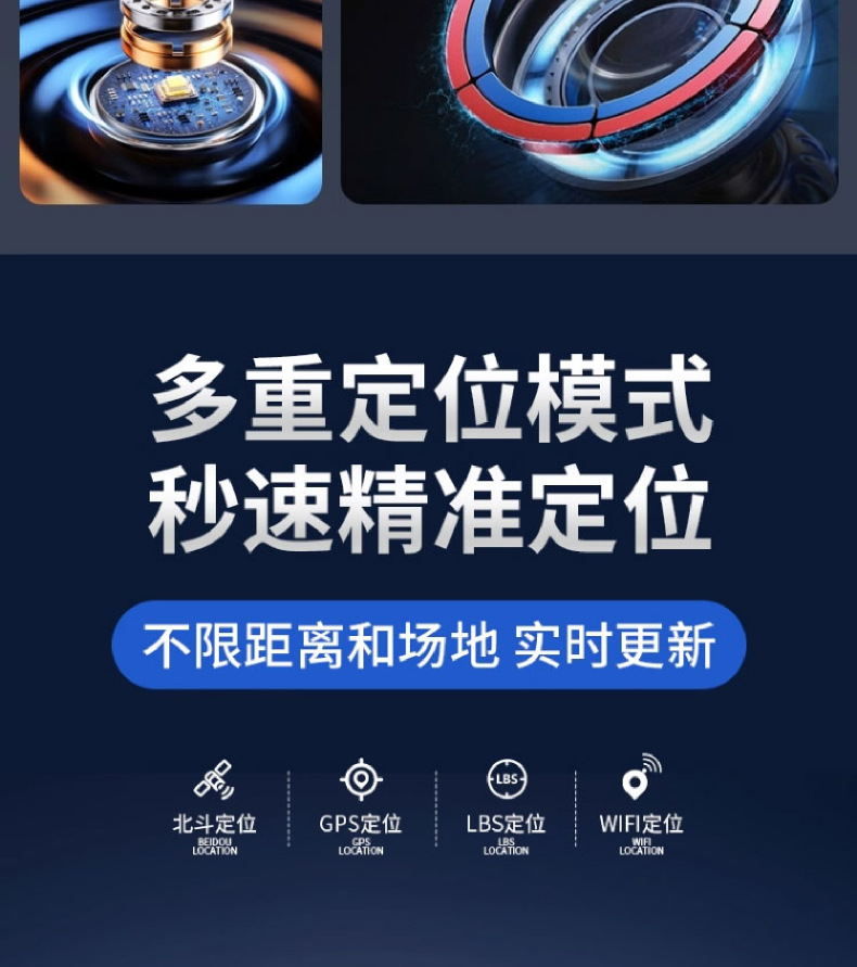 Beidou Gps Locator Vehicle Tracking Device Strong Magnetic Tracking Tracker No Installation Required Car Anti-Theft Wireless Tracking Device J