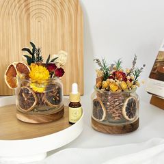 シナモンの乾燥花香薫は家庭用寝室の中で持続的な無火拡香雰囲気の生財募集お土産の誕生日プレゼントを飾っている